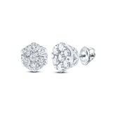5/8CTW-DIA CN FASHION FLOWER EARRING